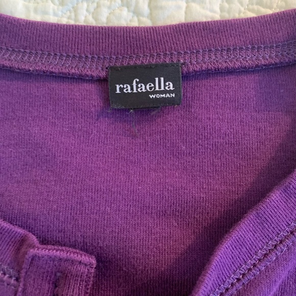Rafaella Purple Cardigan Size XL - Picture 2 of 3